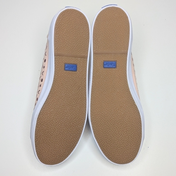 Keds Kickstart Iridescent stud peach pink canvas sneakers women's size 8.5 - Picture 6 of 7